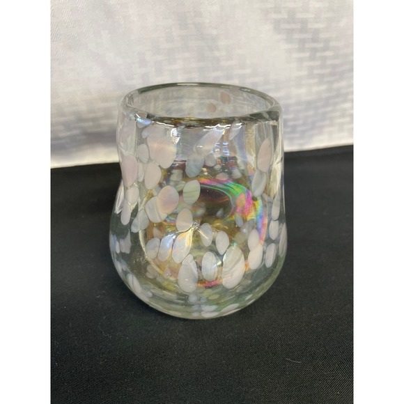 Anthropologie Petula Opalescent dimpled glass - Picture 1 of 5